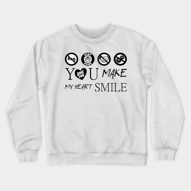 valentines day by chakibium Crewneck Sweatshirt by chakibium